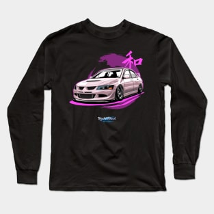 Lancer Evolution- peace Evo 8 jdm legend Long Sleeve T-Shirt